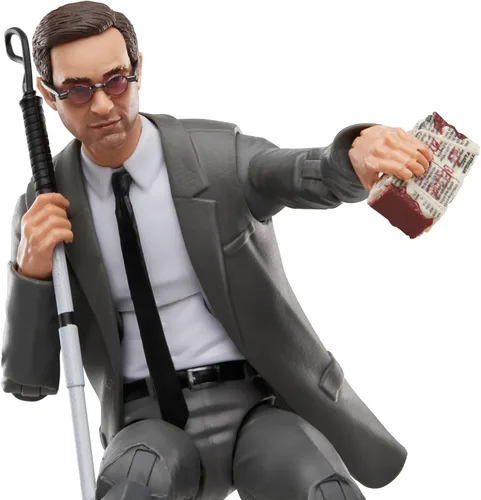 Vista 3 de Marvel Legends Series Matt Murdock, Spider-Man: No Way Home Figuras de acción coleccionables de 6 pulgadas, a partir de 4 años