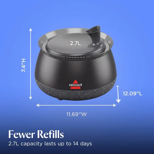 Vista 7 de BISSELL HydrateWell - Fuente de agua para gatos, 91 onzas, 4408