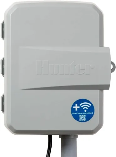 Vista 3 de Hunter X2 - Controlador de aspersor de 4 zonas, temporizador de riego al aire libre para césped y jardín, riego inteligente con programación basada