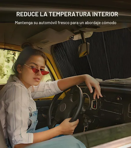 Vista 4 de Pigenius Parasol para parabrisas para Ford F-150 2021-2025 Parasol para ventana delantera - AstraGuard Plateado