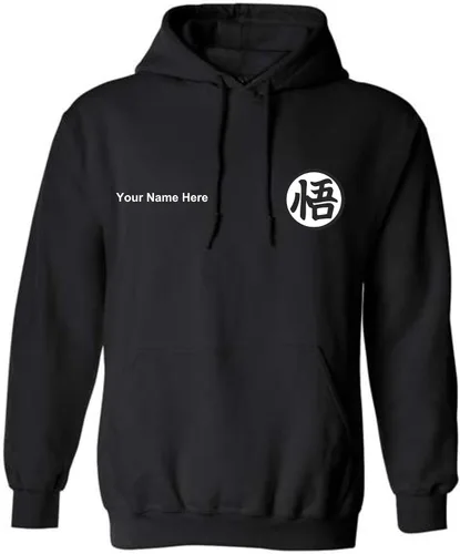 Vista 8 de ALLNTRENDS Sudadera con capucha de entrenamiento Símbolo con capucha 2024 Sudadera gráfica genial Negro