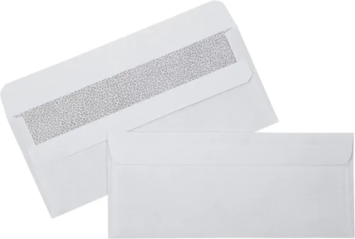 Vista 14 de LUXPaper #10 Sobres comerciales con solapa Servicio de devolución solicitado 4 1/8 pulgadas x 9 1/2 pulgadas Blanco brillante Texto de 24
