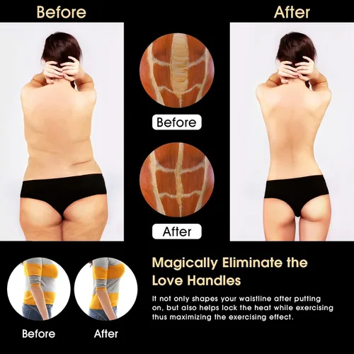 Vista 3 de FeelinGirl Waist Trainer for Women Short Torso 13 Steel Boned 6 Hooks Latex Waist Cincher Hourglass Body Shaper
