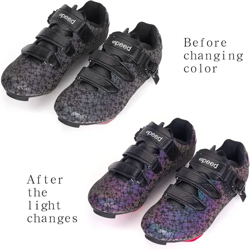 Vista 5 de Compatibilidad de zapatos de ciclismo de carretera para mujer, zapatos de ciclismo de carretera Delta para interiores y exteriores, zapatos de paseo