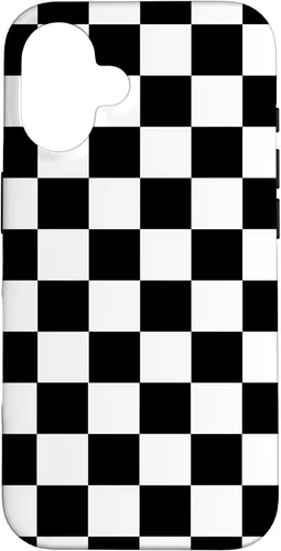 Vista 32 de Checked Chessboard Black Case for iPhone 17