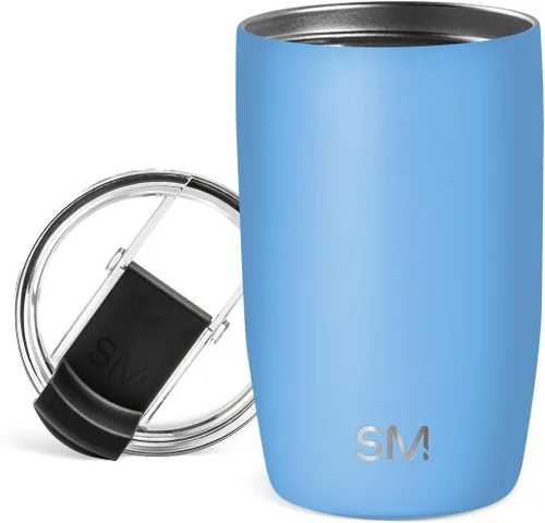 Vista 70 de Simple Modern Taza de café de viaje Tumbler con tapa abatible Reutilizable, aislada, de acero inoxidable, taza de café helado Cold Brew, termo