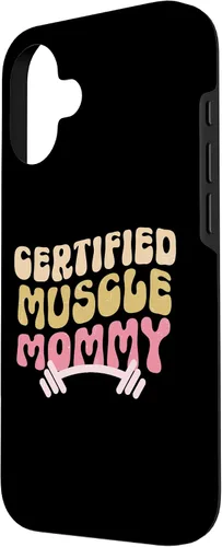 Vista 2 de iPhone 16 certified Muscle Mommy Groovy Pump Cover Lifting Case