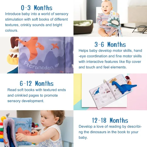 Vista 5 de Richgv Libros para bebés de 0 a 6 meses, regalos para bebés, juguetes