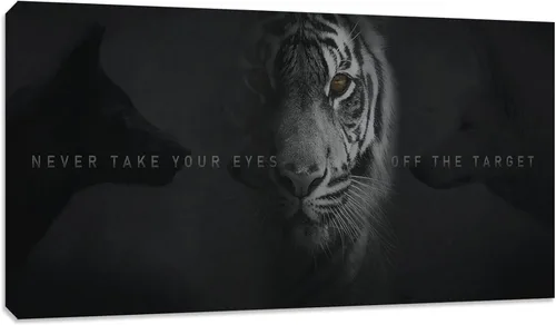 Vista 12 de Unbruvo Arte de pared motivacional para oficina, lienzo grande de 40 x 20 pulgadas con citas inspiradoras, impresiones de actitud motivacional