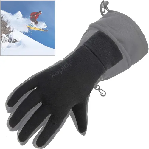 Vista 5 de ALPIDEX Guante interior guantes ligeros para correr, forro delgado y cálido, para deportes de invierno, para hombres y mujeres, guantes interiores