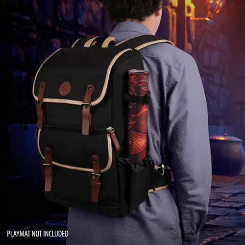 Vista 3 de ENHANCE Edición de Diseñador TCG Mochila - Bolsa de Juego MTG, Organizador de Cartas, Espacio para Atril de TCG, Caja de Almacenamiento de Mazo