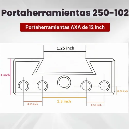 Vista 6 de findmall 5 soportes para herramientas AXA 250-102 de cambio rápido