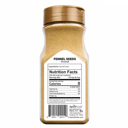 Vista 2 de iSpice - POLVO DE SEMILLA DE HINO MOLIDO 6oz (170g) (Molido)