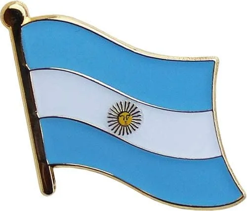 Vista 2 de Argentina (Estado) - Pin de Solapa Nacional, Acero aleado, No es una piedra preciosa