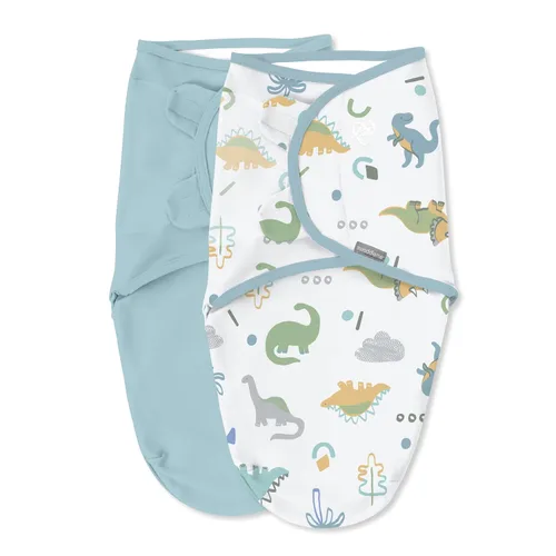 Vista 26 de SwaddleMe Manta original – Tamaño pequeño/mediano, 0-3 meses, paquete de 3 (corazones de bebé), fácil de usar, mantiene al bebé cómodo y seguro