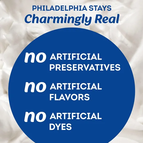 Vista 4 de Philadelphia Crema de queso para untar, original, 8 onzas Para mañanas suaves y untables, sin conservantes, sabores o tintes artificiales, hecho