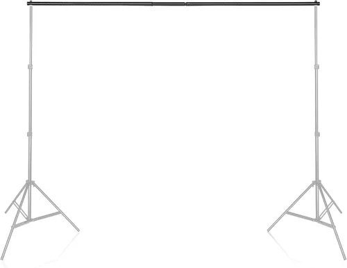 Vista 5 de EMART - Barra transversal de 5 a 10 pies para EM-BS2030, soporte de fondo ajustable Telescopic Support Bar Fit Photography Light Stands, Tripod