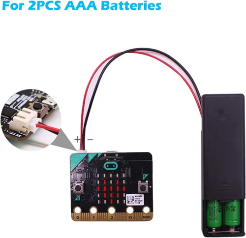 Vista 4 de Soporte de batería - 5 piezas 3V AAA caja de almacenamiento de la caja de la batería con interruptor de encendido/apagado y cables PH2.0 JST