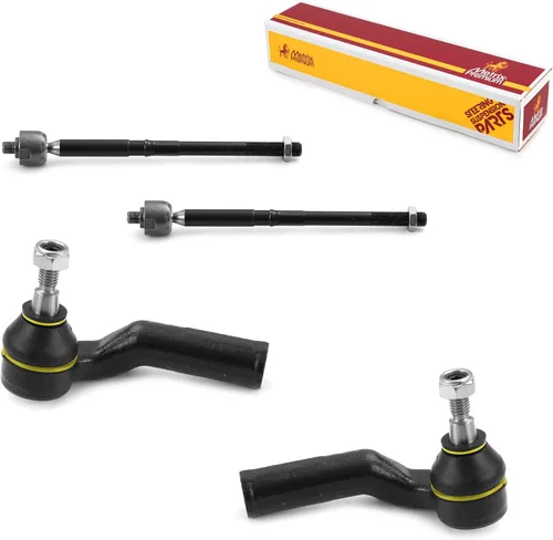 Vista 79 de Metrix Premium Chassis Parts - Kit de 4 piezas de extremos de barra de acoplamiento frontal exterior e interior compatible con Nissan Pathfinder