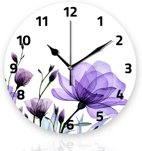 Vista 5 de Relojes de pared a pilas de 12 pulgadas, béisbol, decoración silenciosa del hogar para baño, sala de estar, dormitorio