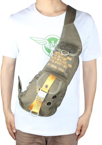 Vista 13 de Bolso bandolera de nailon, mochila pequeña, bolsa de hombro cruzada