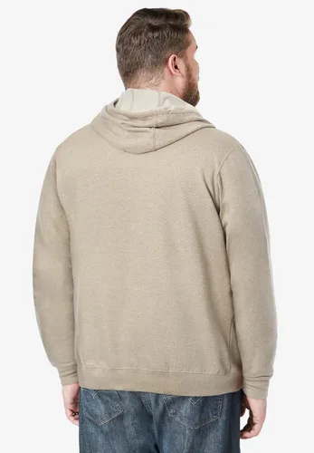 Vista 2 de KingSize Sudadera con capucha de forro polar grande y alta para hombre
