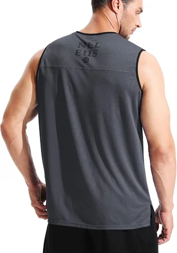 Vista 4 de NELEUS Camiseta sin mangas Dry Fit para hombre