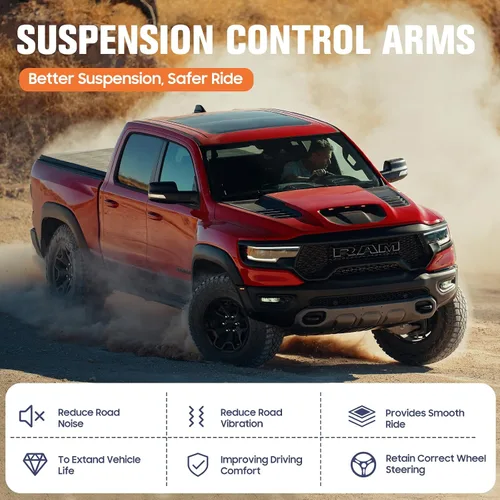 Vista 7 de Brazos de control superiores delanteros aptos para Toyota Tundra 2000-2006, para Sequoia 2001-2007, brazos de control ajustables de suspensión