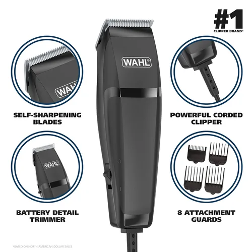 Vista 3 de Wahl Combo Pro 14 piezas Kit completo de peinado, #79450