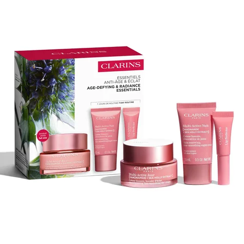 Vista 13 de Clarins Hidratante de día multiactivo con niacinamida Suaviza las líneas finas Aprieta visiblemente los poros Tono y textura uniformes