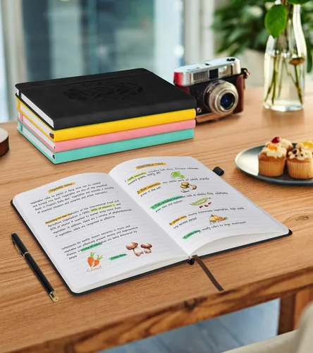 Vista 7 de Cuaderno de diario con líneas para mujeres, A5 de tapa dura de cuero rosa para escribir, 200 páginas, diario de viaje diario, cuaderno grueso
