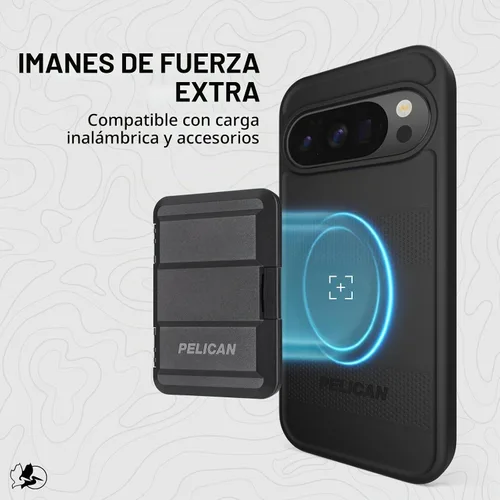 Vista 4 de Pelican Funda protectora para Google Pixel 10 Pro/Pixel 10 - Funda Negro - Google Pixel 10 Pro / Pixel 10