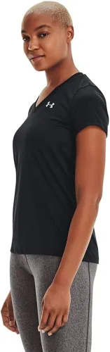 Vista 5 de Under Armour Camiseta Tech de manga corta con cuello en V para mujer