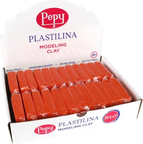 Vista 7 de Pepy Plastilina - Arcilla de modelado reutilizable y que no se seca; juego de 24 barras, 1.4 onzas cada una, perfecta para proyectos de arte y Negro