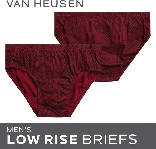Vista 3 de Van Heusen Ropa Interior para Hombre, Calzoncillos - Paquete de 5 Calzoncillos de Tiro Bajo para Hombre con Bolsa de Contorno