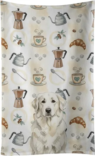 Vista 203 de Caroline's Treasures Afghan Hound - Toalla de cocina para barra de café, terciopelo frontal y lazo de algodón, lavable a máquina Sabueso afgano