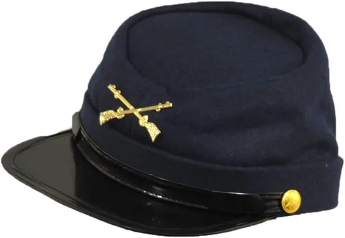 Vista 5 de 100% Lana Civil War Union Kepi Replica Sombrero S/M