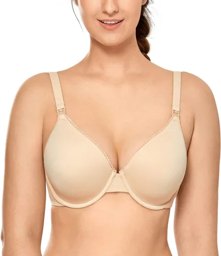 Vista 3 de CALVENA Sujetador de lactancia de maternidad con aros para mujer