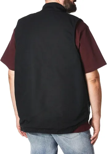 Vista 3 de Carhartt Chaleco de trabajo con aislamiento de pato lavado oscuro para hombre
