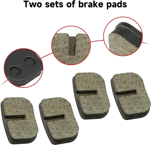 Vista 9 de FVRITO Pastillas de freno traseras para Mini Bike 97cc 79cc 2.8HP Coleman CT100U CC100X Motovox MBX10 Baja DB30 Monster Moto MMB80 SYX Moto 50cc
