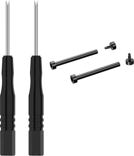 Vista 3 de hengkang Compatible con Amazfit T-Rex 2 accesorio de tornillo para reloj inteligente, 2 tornillos de repuesto de acero inoxidable con 2