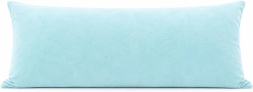Vista 13 de EVOLIVE Micromink Suave, Piel Sintética, Funda de Almohada Corporal de Gamuza Sintética 21"x54" de Repuesto con Cierre de Cremallera