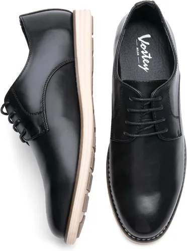 Vista 8 de Vostey Zapatos de vestir casuales para hombre, zapatos Oxford, zapatos de vestir de negocios para hombres