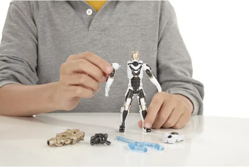 Vista 5 de Marvel Iron Man 3 Avengers Initiative Assemblers Sistema de armadura intercambiable Starboost Iron Man Figura