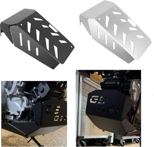 Vista 2 de COPART Placa de deslizamiento de motocicleta, placa de choque, protector de fondo del motor para BMW G310GS G310R 2017 2018 2019