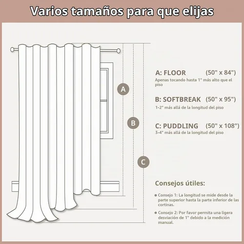 Vista 9 de INK+IVY Cortinas Boho para Dormitorio PANEL ÚNICO Cortinas de Ventana para Sala de Estar, 100% Algodón con Rayas de Chenilla Copetuda Estilo Granja
