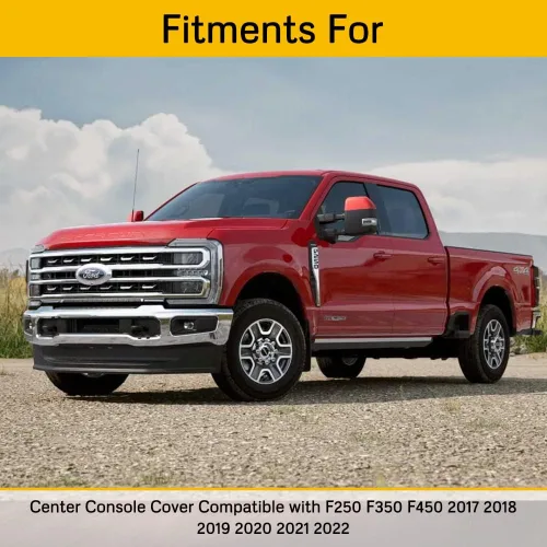 Vista 7 de A ABIGAIL Funda para reposabrazos de consola central compatible con Ford F250 F350 F450 2017-2023 de piel sintética para reposabrazos, tapa