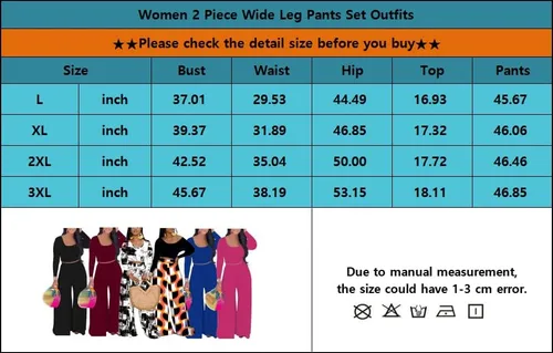 Vista 3 de Conjunto de 2 piezas de pantalones largos de pierna ancha para mujer, conjunto de overoles de manga larga con espalda descubierta, parte delantera
