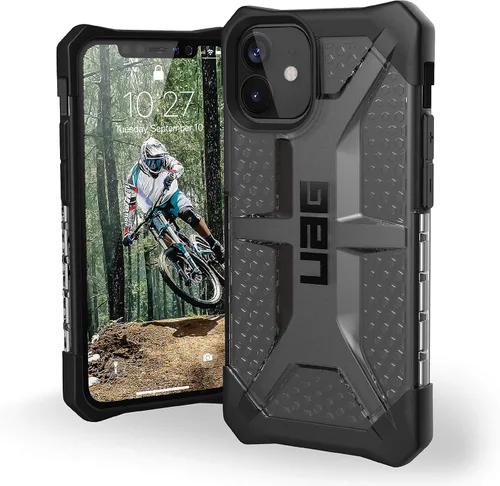 Vista 11 de URBAN ARMOR GEAR UAG - Funda protectora de plasma transparente diseñada para iPhone 12 Mini 5G [pantalla de 5.4 pulgadas], resistente, ligera