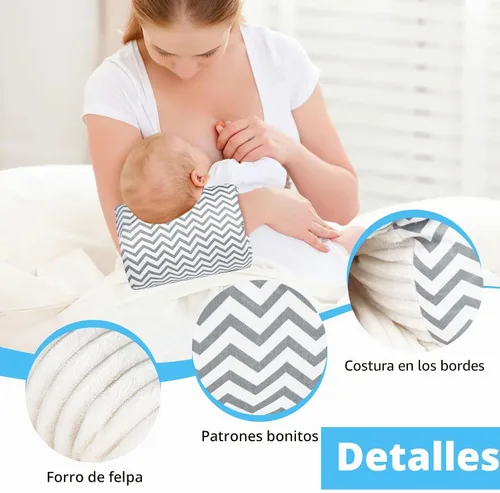 Vista 4 de Almohada de brazo de lactancia para lactancia materna y alimentación con Corrugación negra